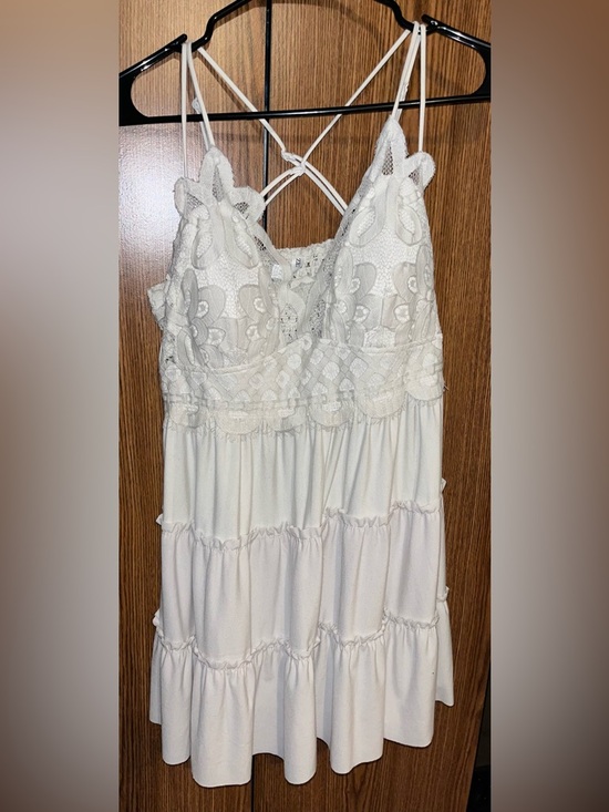 Dresses & Skirts - Tik tok  Lace Tiered Spaghetti Strap Dress 2X